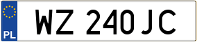 Truck License Plate